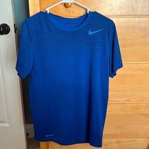 Mens Nike Dri-Fit Blue T-Shirt